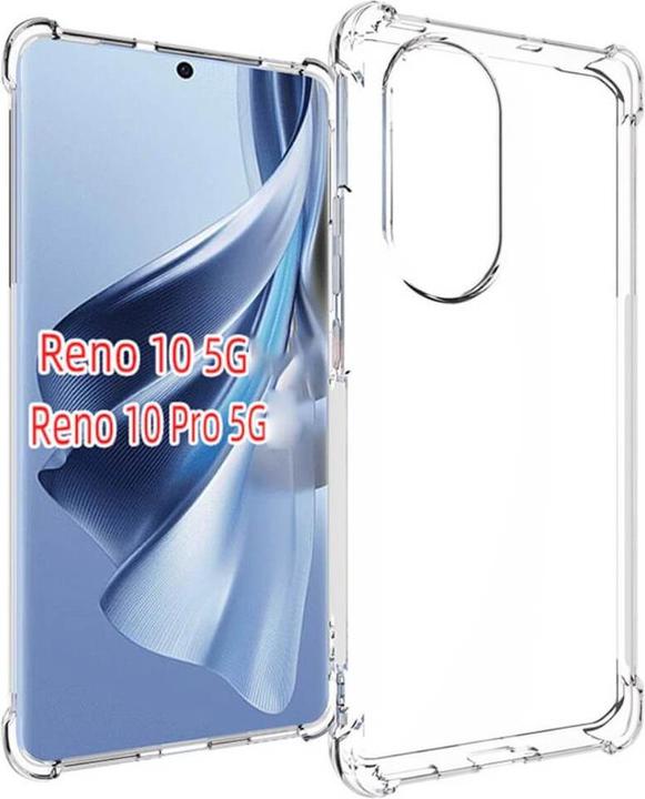 Cover-Discount Oppo Reno10 / 10 Pro - Drop Protection Silicone Case transparent (OPPO Reno 10, Oppo Reno 10 Pro)