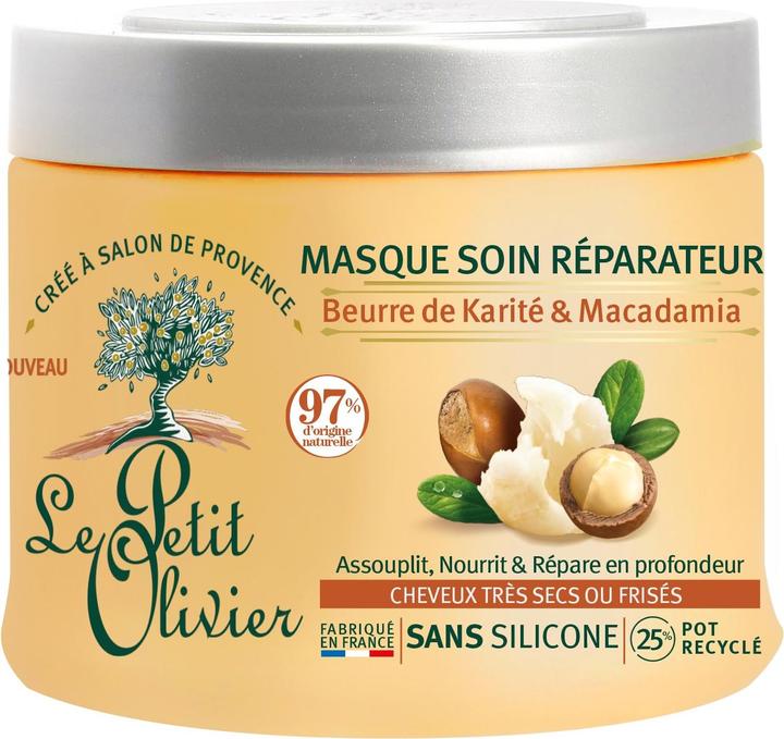 Produktbild Le Petit Olivier Haarmaske Sheabutter & Macadamia (330 ml)