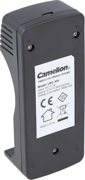 Produktbild Camelion Ladegerät inklusive Micro USB Ladekabel passend für 1 oder 2 Li-ion Akku 18650er (Ladegerät ohne Akku)