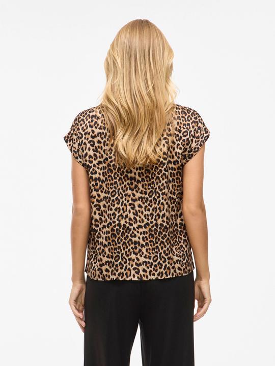 Actual product image Vila Round neck top with short sleeves (36)