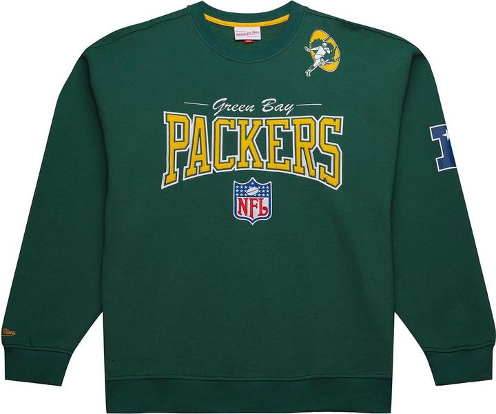 Mitchell & Ness BACKPRINT Pullover Green Bay Packers - S (S)