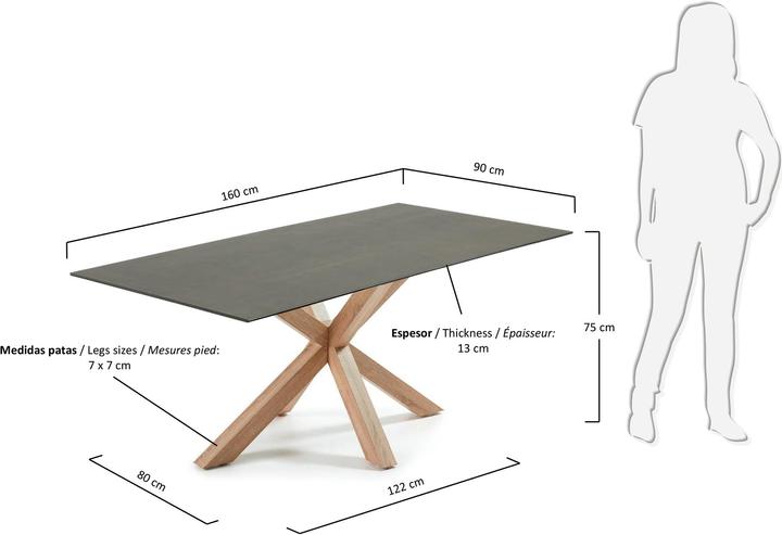 Actual product image Kave Home Arya (90 x 160 cm)