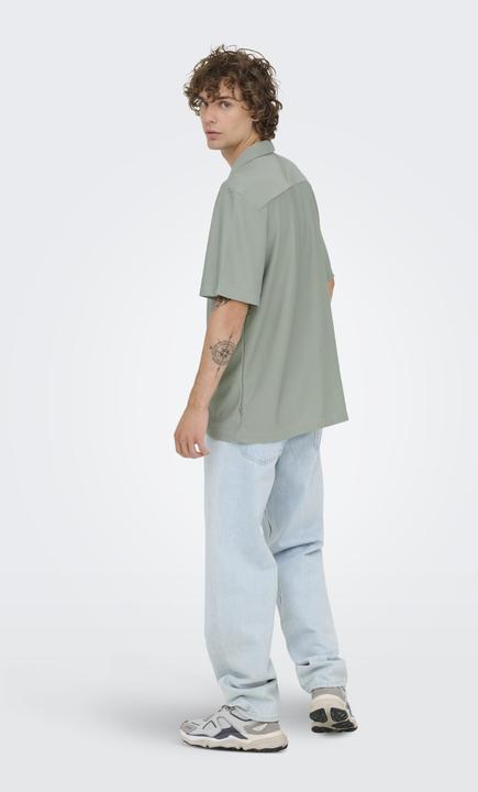 Produktbild Only & Sons Onskari Life Rlx Resort Ss Plizze Shirt (L)