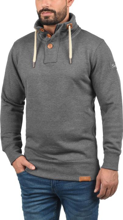 Immagine prodotto Solid TripTroyer Felpa Maglione Pullover Da Uomo Con Chiusura A bottone (M)