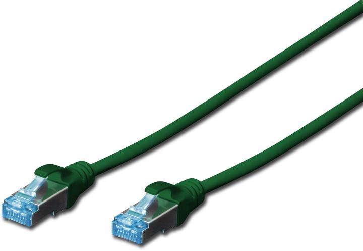 Produktbild Digitus CAT 5e SF-UTP Patchkabel Cu PVC AWG 26/7 Länge 2 m Farbe Grün (FTP, CAT5e, 2 m)