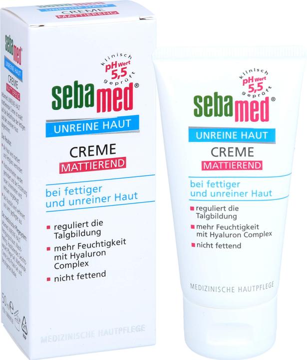 Produktbild Sebamed Unreine Haut mattierende Creme, 50 ml CRE (50 ml, 24h Creme)