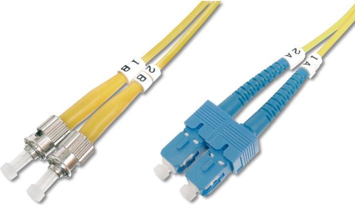 Produktbild Wp WPC-FP0-9STSC-030 Lichtwellenleiterkabel 3 m ST SC OS2 Gelb (S/UTP, CAT6a, 3 m)