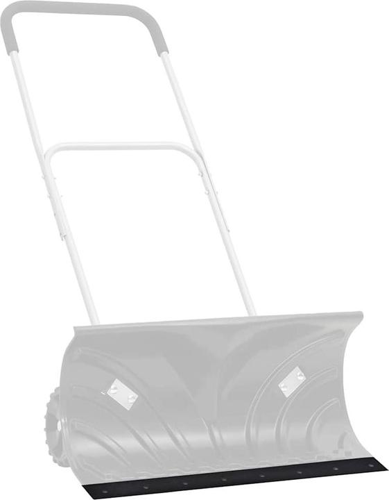 Produktbild VidaXL Schürfleiste Gummi Schwarz 200x15x2 cm Schürfleiste Gummilippe