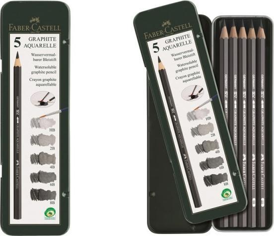 Produktbild Faber-Castell Graphite Aquarelle (3.30 mm, HB, 5 x)