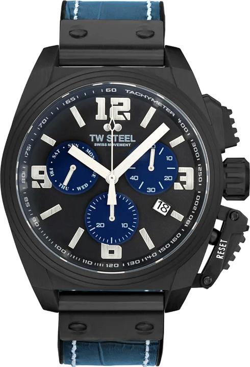 Immagine prodotto TW-Steel TW1117 Cronografo da uomo Canteen 46mm 10ATM (Cronografo, 46 mm)