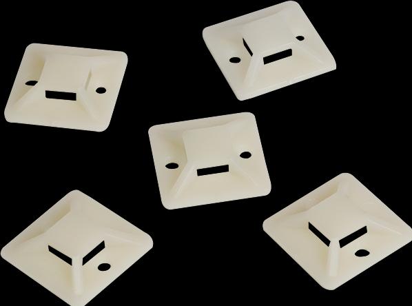 Actual product image LogiLink Cable tie mounts, self-adhesive, cable tie receptacle: (Fixing loops, 20 mm, 100 pcs.)