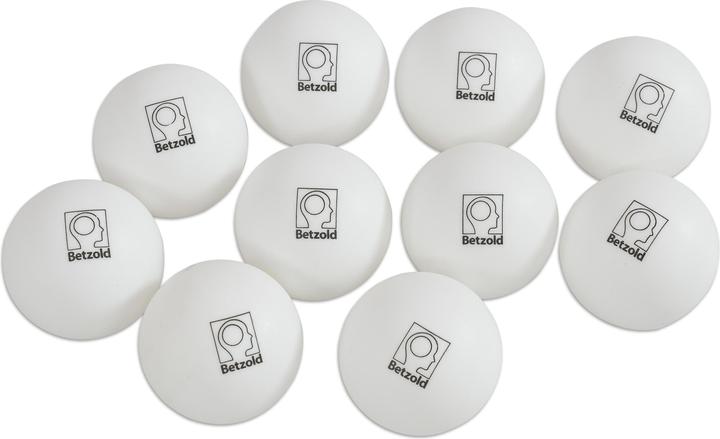 Actual product image Betzold Table tennis balls, set of 10 (10 pcs.)