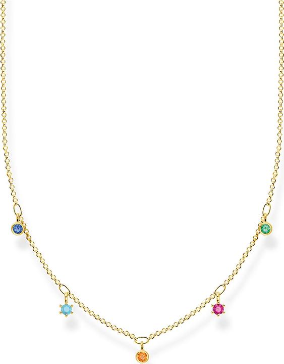 Thomas Sabo Kette (925er Silber, 750 Gelbgold Vergoldung, 40 - 45 cm)