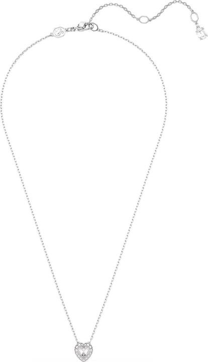 Produktbild Swarovski x Ariana Grande Halskette Verschiedene Schliffe Herz Weiss Rhodiniert (Swarovski Metall)