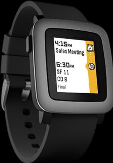Actual product image Pebble Time