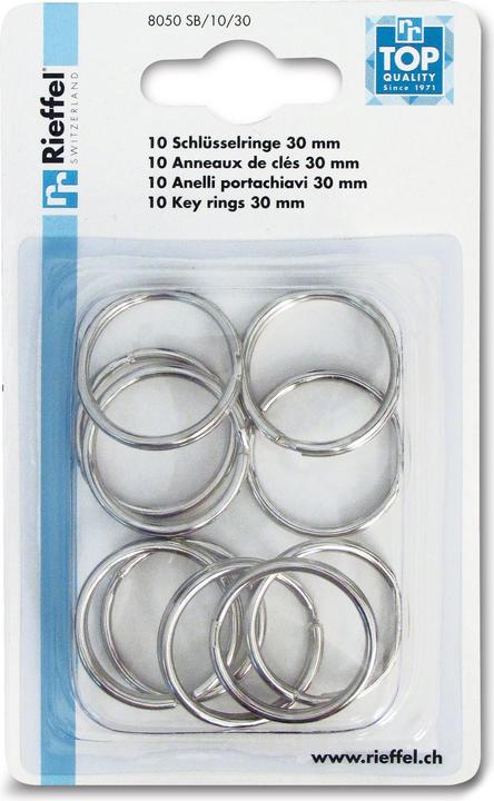 Actual product image Rieffel Key rings 8050 SB/10/30