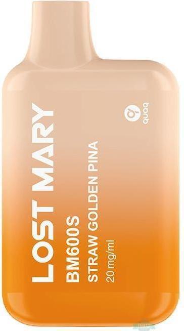 Lost Mary Straw Golden Pina (Pineapple, Coconut, Strawberry)