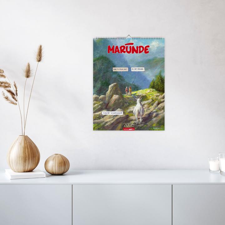 Produktbild Marunde Kalender 2026 (34 x 44 cm, Harter Einband, Deutsch)