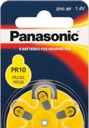 Produktbild Panasonic Pr10 (6 Stk., PR70, 75 mAh)
