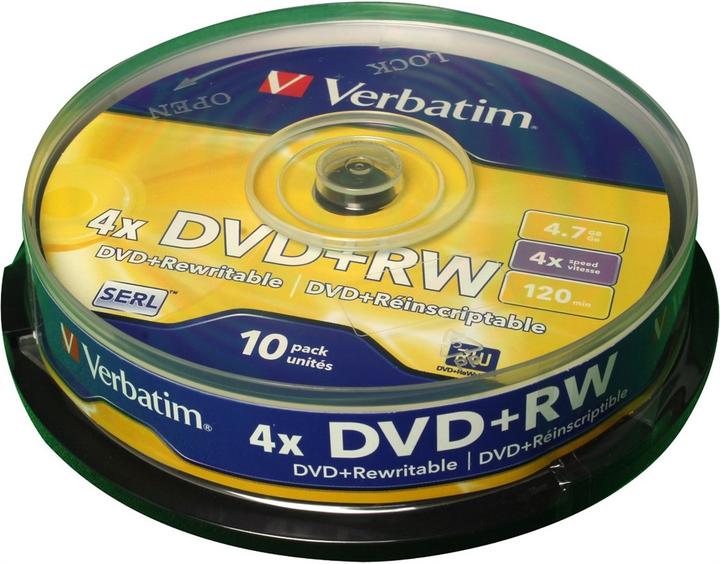 Actual product image Verbatim Dvd+Rw (10 x)