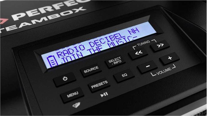 Actual product image PerfectPro DAB+ Radio TEAMBOX Black (DAB+, FM, Bluetooth)