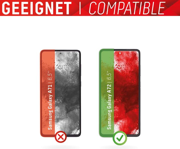 Produktbild Displex Real Glass, 2D Panzerglas (1 Stück, Samsung Galaxy A72, Samsung Galaxy A72 5G)