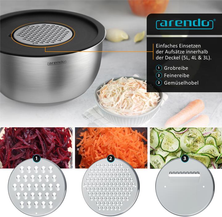 Actual product image Arendo Salad bowl set (26 cm, 5 l, 5 x)