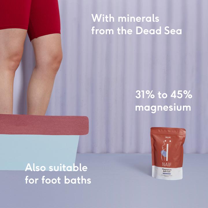 Actual product image Naïf Näif Pregnancy Bath Salt Sel de Bain au Magnésium 500g (100 ml, Bath salts)