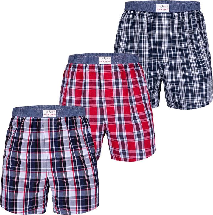 Luca David Boxer Olden Glory (M, 3er Pack)