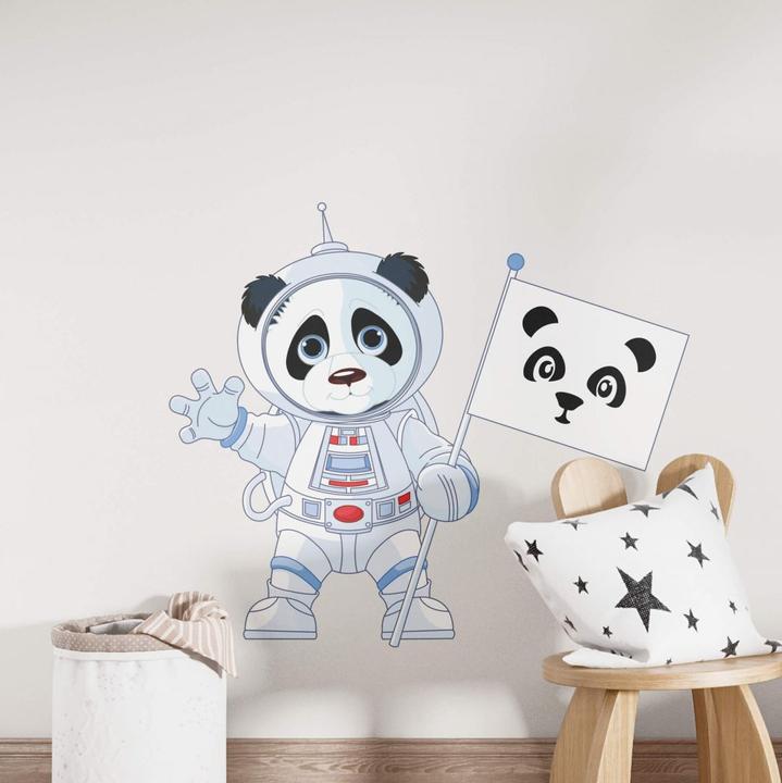 Produktbild Trenddeko Panda im All (47 x 40 cm)