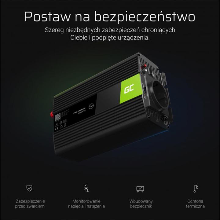 Actual product image GreenCell Voltage Car Inverter UPS for furnances and central heating pumps