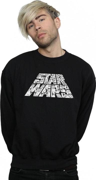 Immagine prodotto Star Wars The Rise Of Skywalker Trooper Filled Logo Felpa Uomo (4XL)