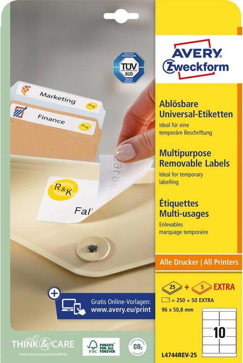 Produktbild Avery Universal-Etiketten