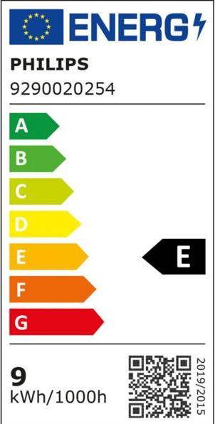 Energie-Label Philips LED Lampe E27 3er Set 75W 2700K Filament (E27, 8.50 W, 1055 lm, 3 x, E)