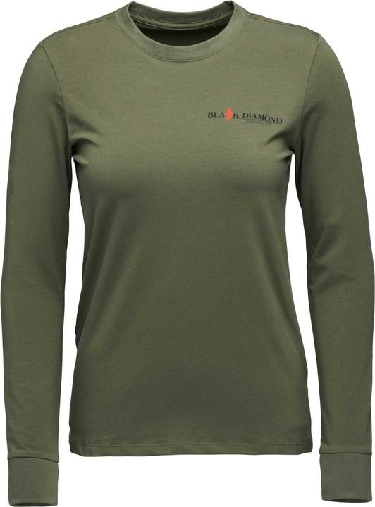 Black Diamond Heritage Wordmark Ls Tee (L)