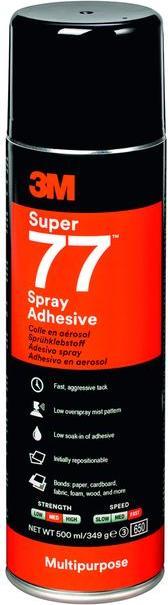 Actual product image 3M Super 77 (124 g, 500 ml)