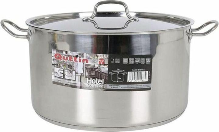 Produktbild Quttin Topf + Hahn Induktion 40 cm / 0,8 mm / 25 l (40 cm, Kochtopf, Stahl)