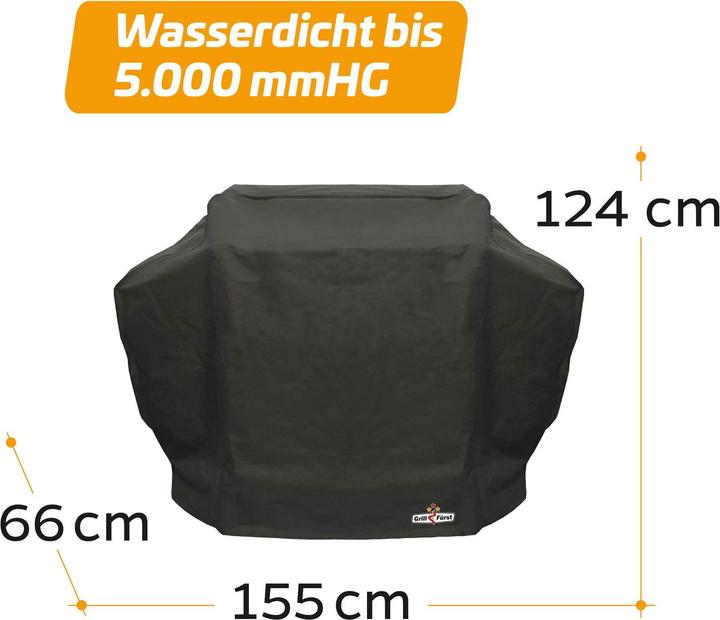 Produktbild Grillfürst Abdeckhaube / Schutzhülle 155 x 66 x 124 cm Napoleon LE3, LEX485, Rogue 525, Rogue 525 SE
