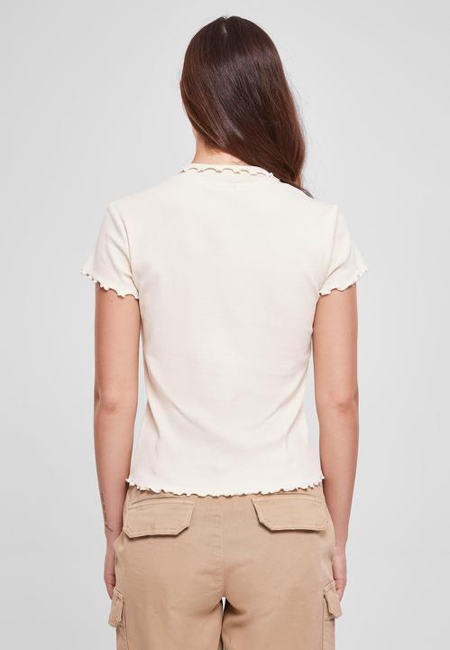 Actual product image Urban Classics Ladies Rib Polo Tee (S)