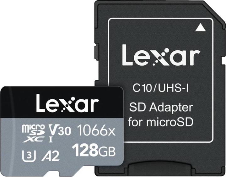 Produktbild Lexar Professional (128 GB, microSDXC, U3, UHS-I)