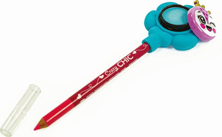 Actual product image Clementoni Crazy Chic Lidschatten und Lipliner Flower - Türkis