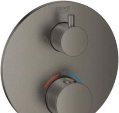 Produktbild Grohe Thermostat-Brausebatterie ATRIO m 2-W-Umst. ha graph gebü