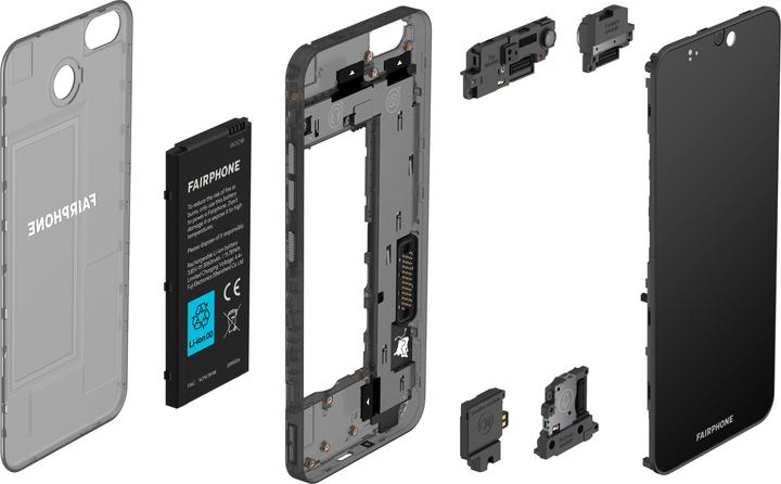 Image du produit Fairphone 3 (64 Go, Dark Translucent, 5.65", Double SIM, 12 Mpx, 4G)