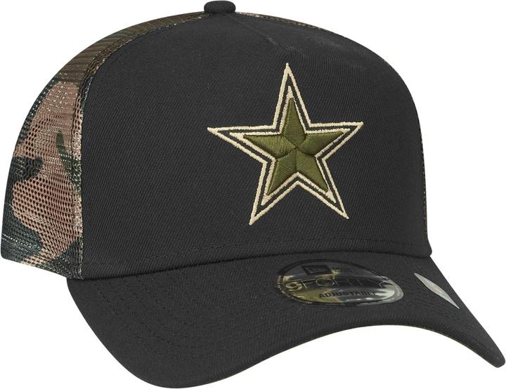 New Era Snapback Trucker Cap - Dallas Cowboys wood camo (One Size)