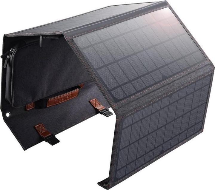 Immagine prodotto Choetech Caricabatterie solare pieghevole SC006 36W 1xUSB QC, 1xUSB-C PD (grigio) (36 W, 1.55 kg)
