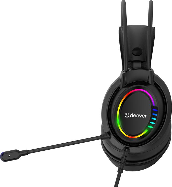Actual product image Denver with Microphone Electronics GHS130 Black Games (Cable)