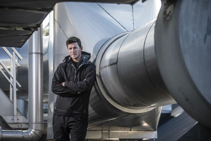 Actual product image Projob Wind and waterproof rain pants (S)
