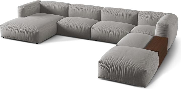 Actual product image Micadoni Modular Panoramic Right Corner Sofa, "Martina", 5 Seats, 406x280x75 Made in Europe (Sofa landscape)