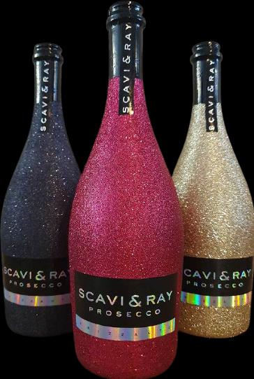 Produktbild MBG SCAVI & RAY Prosecco Frizzante Bling Bling Glitzer GOLD 75 cl / 11 % Italien (1 x 75 cl)