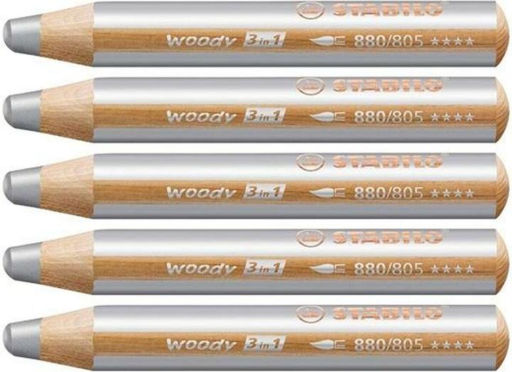 Actual product image STABILO Woody 3 in 1 (Silver, 1 x)